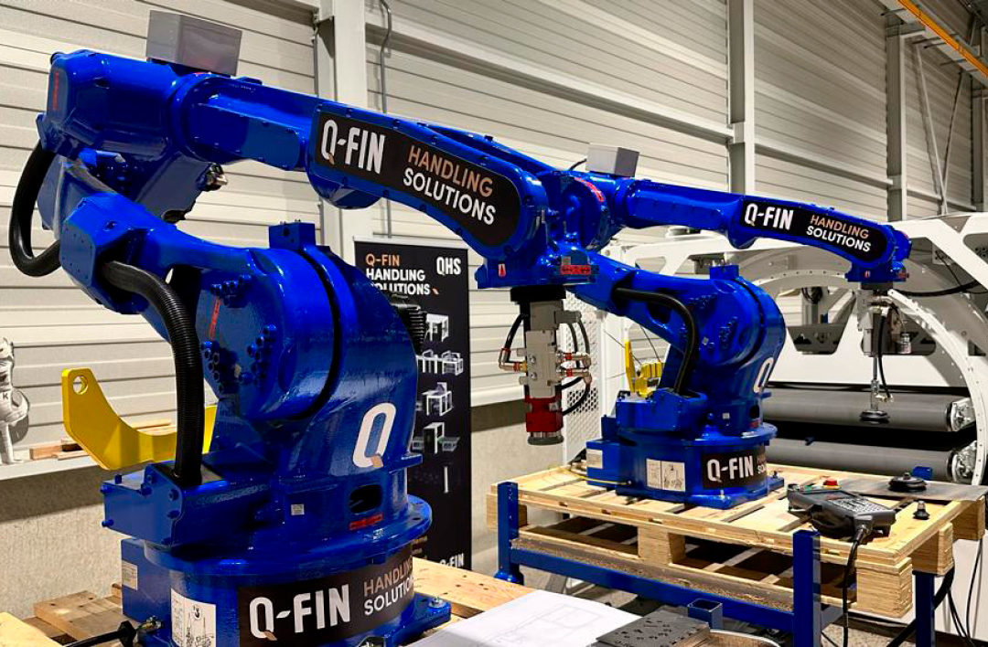 Q-Fin Handling Solutions gaat oplossingen ontwikkelen en produceren die de handling rondom de ontbraammachines automatiseren.