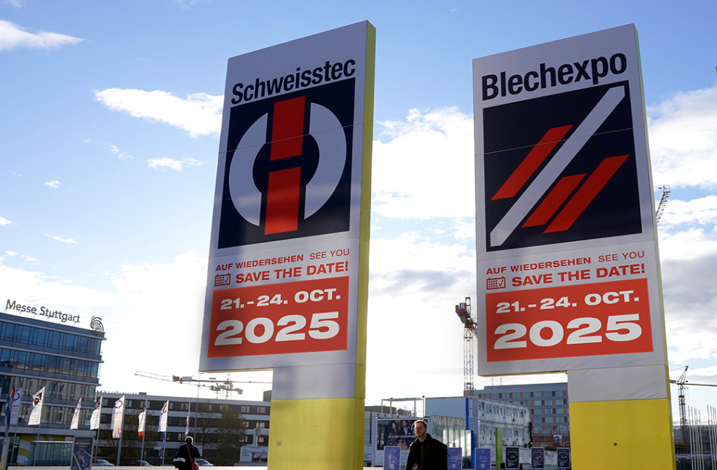 De Blechexpo wordt voor de 17e keer gehouden. Dat gebeurt opnieuw samen met de 10e internationale vakbeurs voor verbindingstechnologie Schweisstec