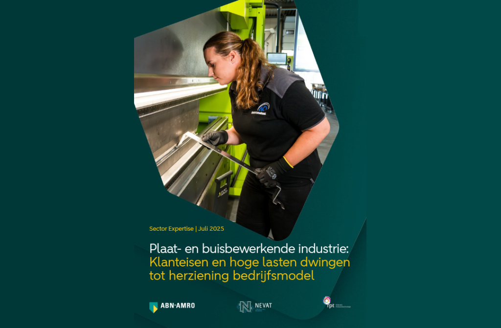 Het rapport van ABN AMRO identificeert drie grote opgaven voor plaat- en buisbewerkende bedrijven: verhoging van de arbeidsproductiviteit, ontwikkeling van nieuwe afzetmarkten en professionalisering van het management en mogelijke opvolging.