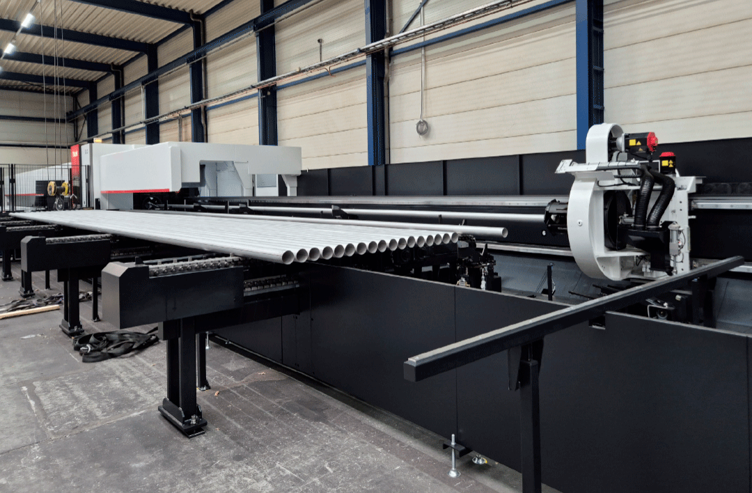 De hele installatie bij Zantech is 40 meter lang en 10 meter breed.