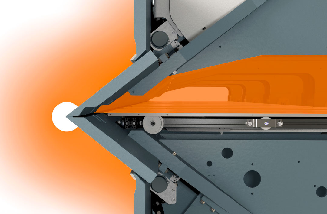 Maximale open ruimte betekent maximale flexibiliteit in de vormgeving van buigprofielen.